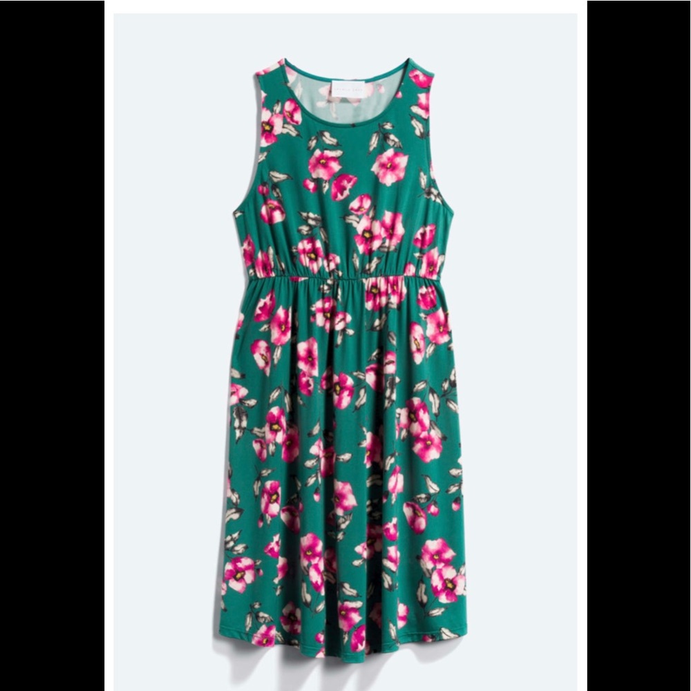 French Gray Maternity Dress- never worn!!